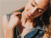 Necklace Madì Woman Denim in Silver Quarzo idrotermale 38967 - 38967